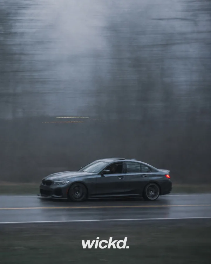 wickd poster - bmw rain drive