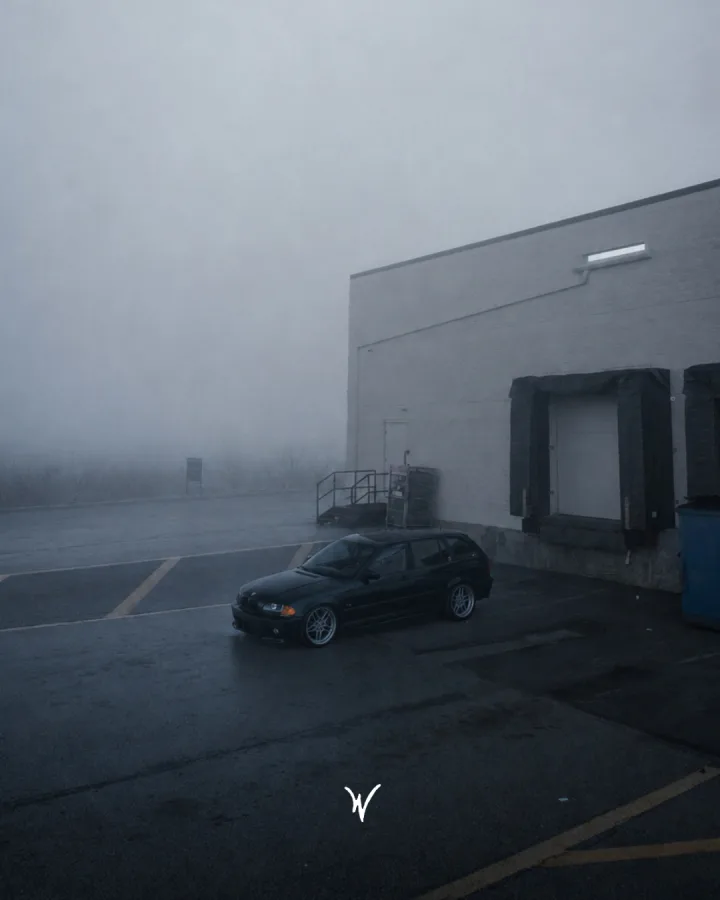 wickd poster - e46 wagon fog dock