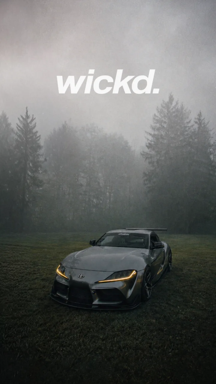 wickd poster - supra foggy field